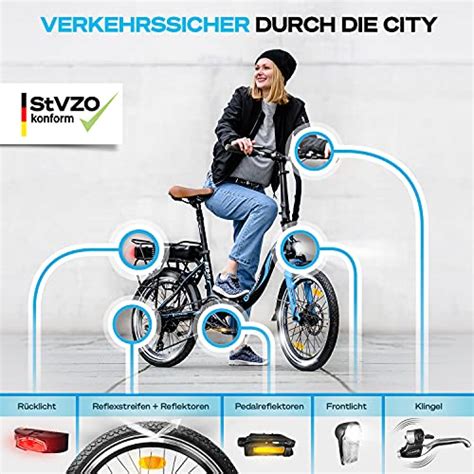 Bluewheel Klappbares E Bike I Deutsche Qualit Tsmarke I Shimano