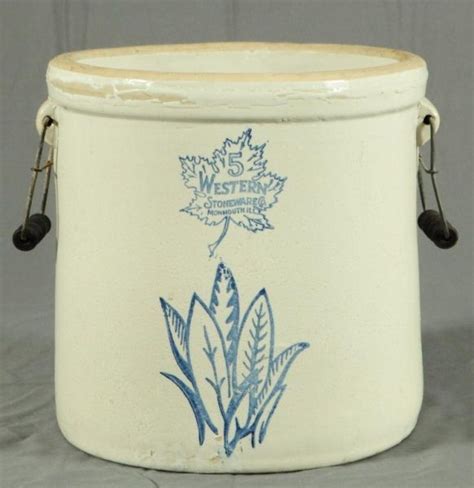 5 Gallon Western Stoneware Crock