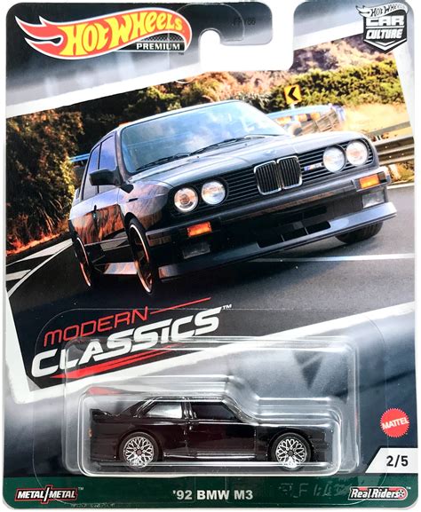 Hot Wheels Modern Classics Premium BMW M E Coupe Black GRJ Hot Wheels Bmw Hot