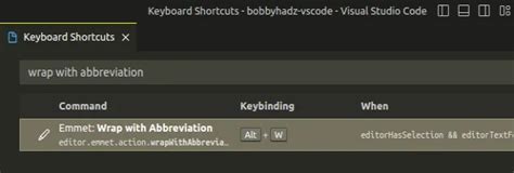 Wrap Text With Tags In Vs Code Wrap With Abbreviation Bobbyhadz