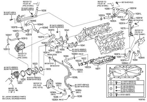 Toyota Camry Engine Parts Diagram Thermostat