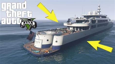 How To Spawn A Yacht On GTA 5 Singleplayer YouTube