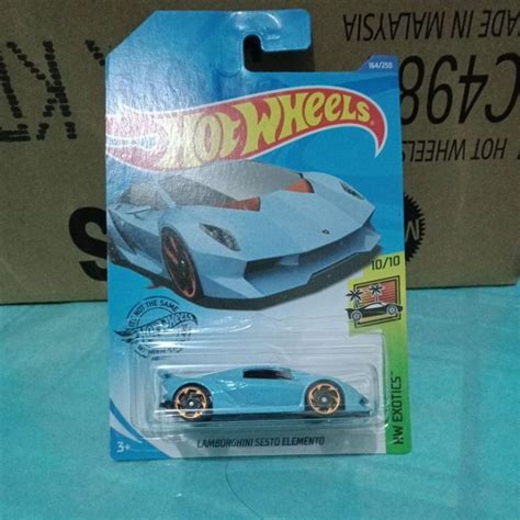 Jual Lamborghini Sesto Elemento Hot Wheels Shopee Indonesia