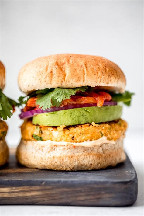 Vegan Sweet Potato Burgers Ambitious Kitchen