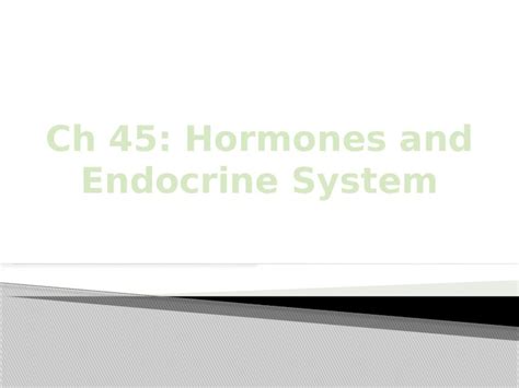 PPTX Ch 45 Hormones And Endocrine System DOKUMEN TIPS