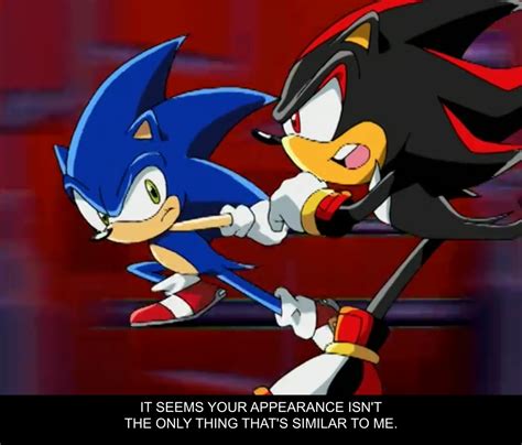 Sonic X Shadow And Sonic