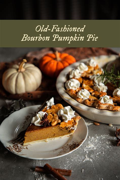 Old Fashioned Bourbon Pumpkin Pie — Under A Tin Roof