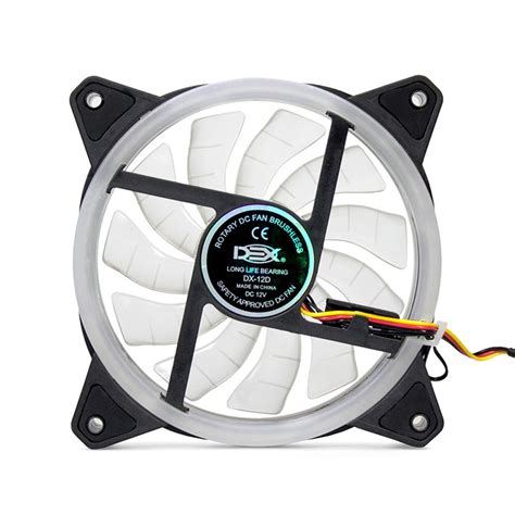 Cooler Fan 120mm Led Dupla Face DEX DX 12D Comtek Tecnologia