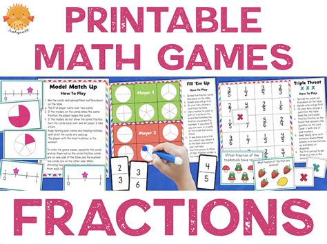 Fractions Games 3rd Grade Identifying & Comparing Fractions Math Centers | Made By Teachers