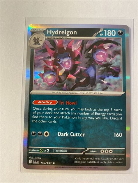 Pokemon Hydreigon Holo Paldea Evolved En Kaufen Auf Ricardo