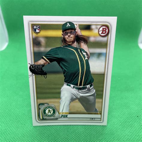 Bowman A J Puk Rc Oakland As Ebay