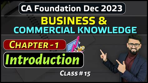 CA Foundation BCK Chapter 1 Part 3 BCK An Introduction CA