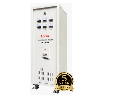 SH 3 30K Lioa Servo Motor Stabilizer 30KVA 380V Power Technology