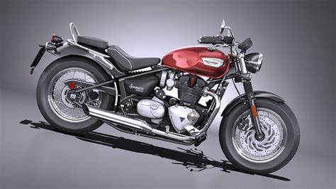 Modelo D Triumph Bonneville Speedmaster Turbosquid