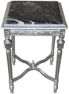 Casa Padrino Baroque Side Table Silver ModY6 59 X 38 Cm Amazon Es