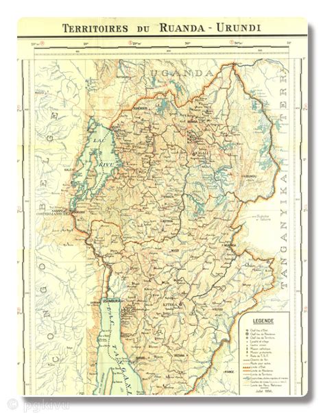 Territoires Du Ruanda Urundi Carte De L Institut Cartograp Flickr