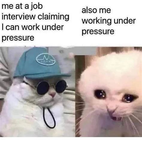 Do you work well under pressure? : r/memes