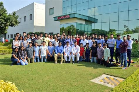 Honda plant Industry Visit - Bennett University