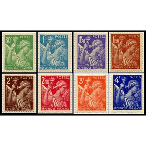 Accueil Timbres de collection France Poste Timbre France N649 à N656