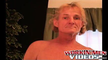 Finger Fucked Mature Guy Likes Playing With His Big Dick