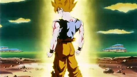 Dbz Goku Transforms Into A Super Saiyan Hd Youtube