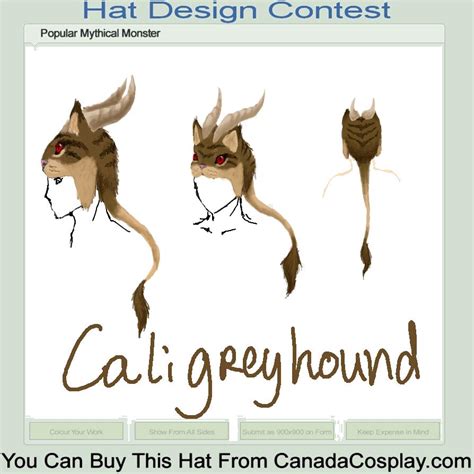 Calygreyhound hat entry by The-Wolf-Within on DeviantArt