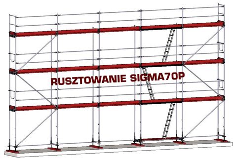 Rusztowania Rusztowanie Elewacyjne Fasadowe Ramowe 85 M2 Producent