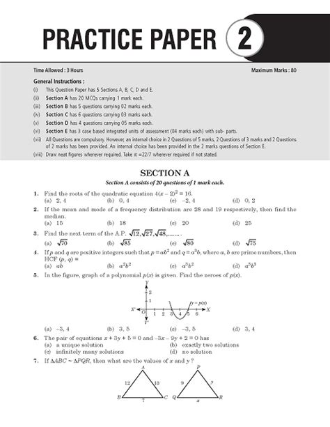 Class Cbse Chapterwise Question Bank Mathematics For Board