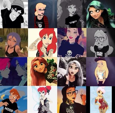 25+ bästa Emo disney characters idéerna på Pinterest | Punk Disney ...