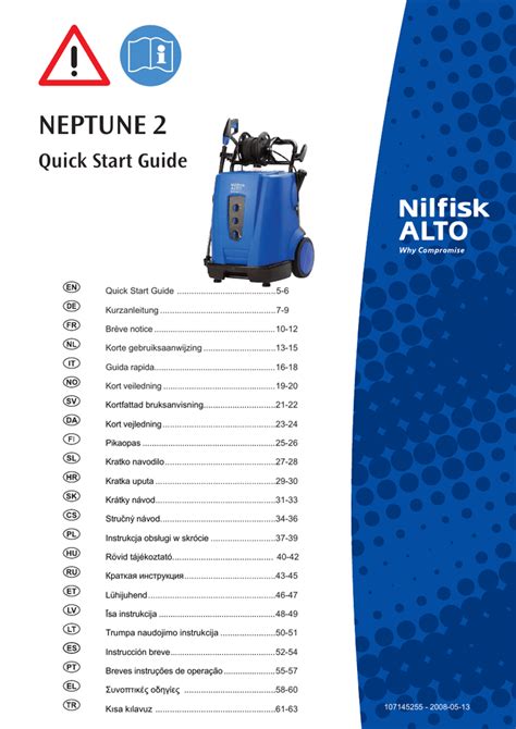 Nilfisk ALTO NEPTUNE 2 User S Manual Manualzz