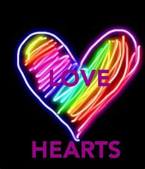 Pin By Mary Mills On HEART ANIMATED Colorful Heart Neon Signs Love