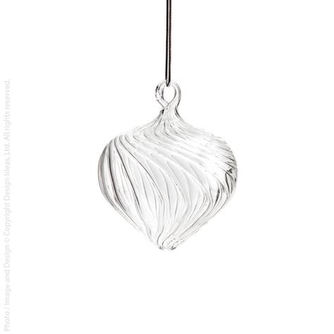 Tullen™ Mouth Blown Glass Ornament 2 In Texxture™ Texxture Home