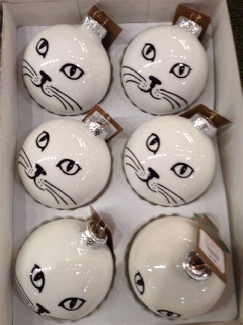 Cat Christmas Ornaments From Bronners In Frankenmuth Michigan Christmas Ornaments Diy