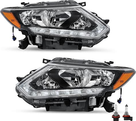 Sockir Headlight Assembly Fit For Nissan Rogue Halogen