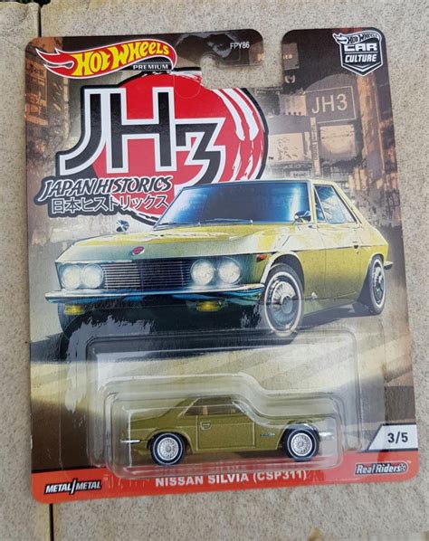 Hotwheels Premium Japan Historics Nissan Silvia Hobbies Toys Toys