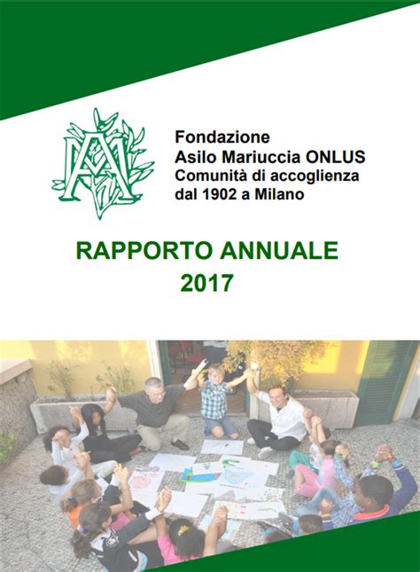 Bilancio Sociale Fondazione Asilo Mariuccia