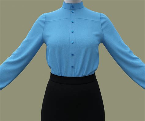 Woman Business Suit - 3D Model by AleoPix