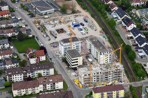 Luftaufnahme Schopfheim Gebäude auf dem ehemaligen Gewerbeareal