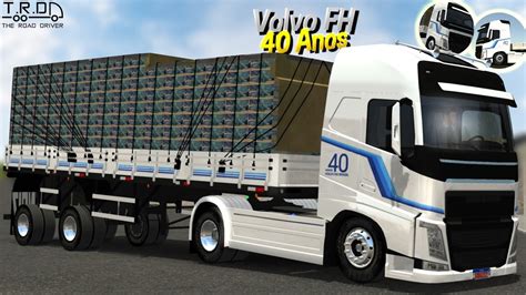 Skin Do Conjunto VOLVO FH SÉRIE ESPECIAL 40 ANOS Engatado Na Carreta 2