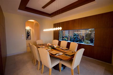 Pacific Ocean View Wailea Maui Home Contemporary Dining Room San