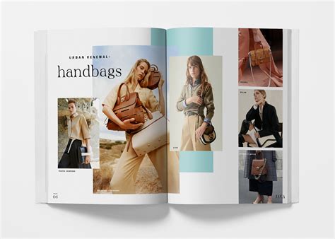 Spring Fashion Magazine Layout