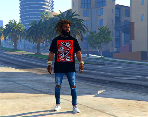 Pack T Shirts Nike Franklin GTA5 Mods