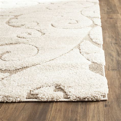 Beige Shag Area Rug - Decor Ideas