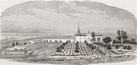 View Of The Monastery And Farming Facilities Of The Trappist Monks In