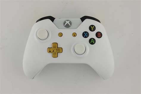 White Xbox One Controller with White Sticks 11 - MorbidStix Gallery ...