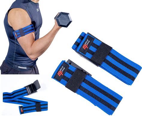 Muscleforge Blood Flow Restriction Bands 2x Occlusion Bands For Arms