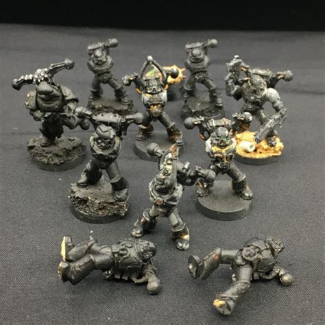 Chaos Space Marines X10 Partial 108828 Mindtaker Miniatures