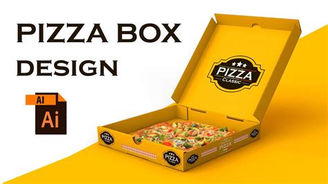 How To Draw A Pizza Box