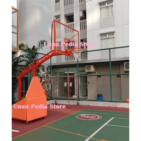 Jual Ring Basket Portable Dewasa Standart Perbasi Tiang Basket