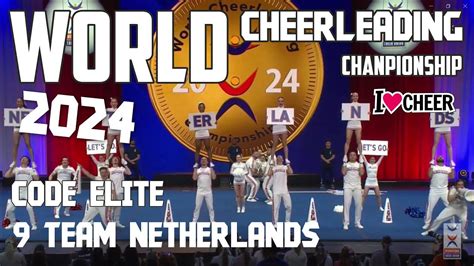 9 Team Netherlands Сode Elite Cheerleading World Championship 2024